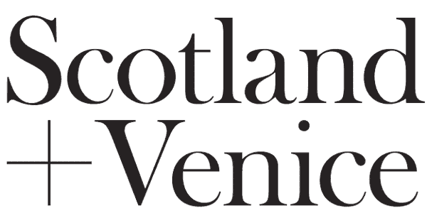 logotipo patrocinadora arte escocia veneza